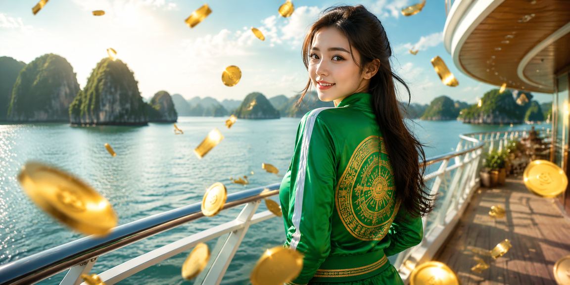 Cảnh biển Hạ Long với không khí giải trí và khuyến mãi hoàn tiền
